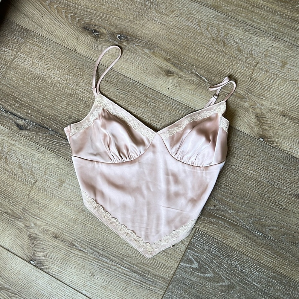 MABLE Silk Tie Top
